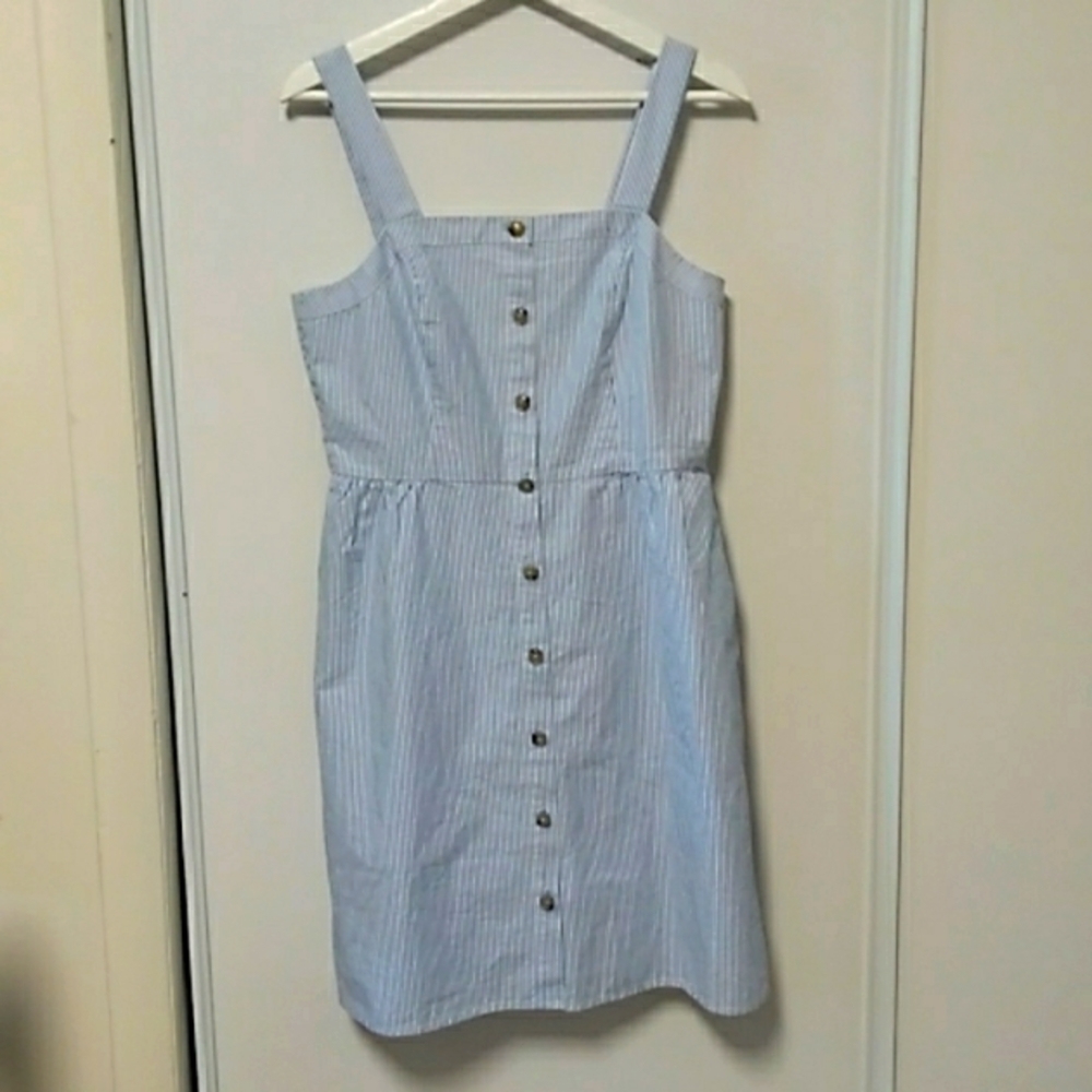 Seersucker sundress "NEW" 6
